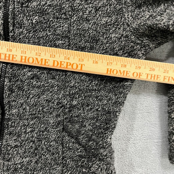 Vintage PrAna Jacket Women Medium Fleece Gray Outdoors USA Cottage Barn Full Zip - Picture 12 of 14